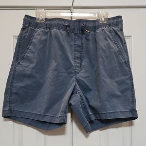 Red Head Brand Co Faded Blue Shorts Lightweight Elastic Waistband 36 EUC